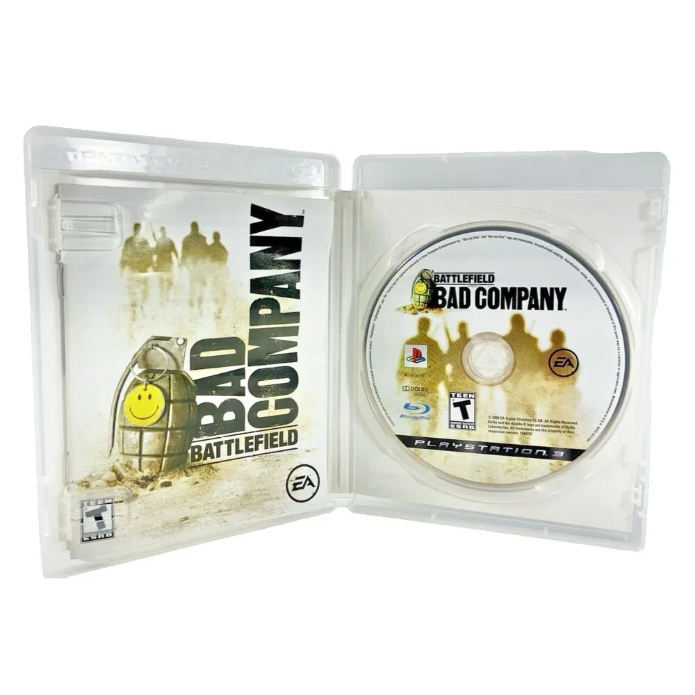 Battlefield: Bad Company Sony PlayStation 3 EA 2008 Complete with Manual Tested